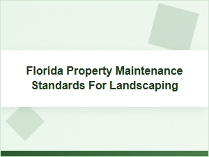 Florida Lawn and Landscape Maintenance Guidelines