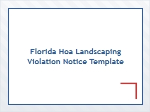 Responding to Hoa Landscaping Violation Notices